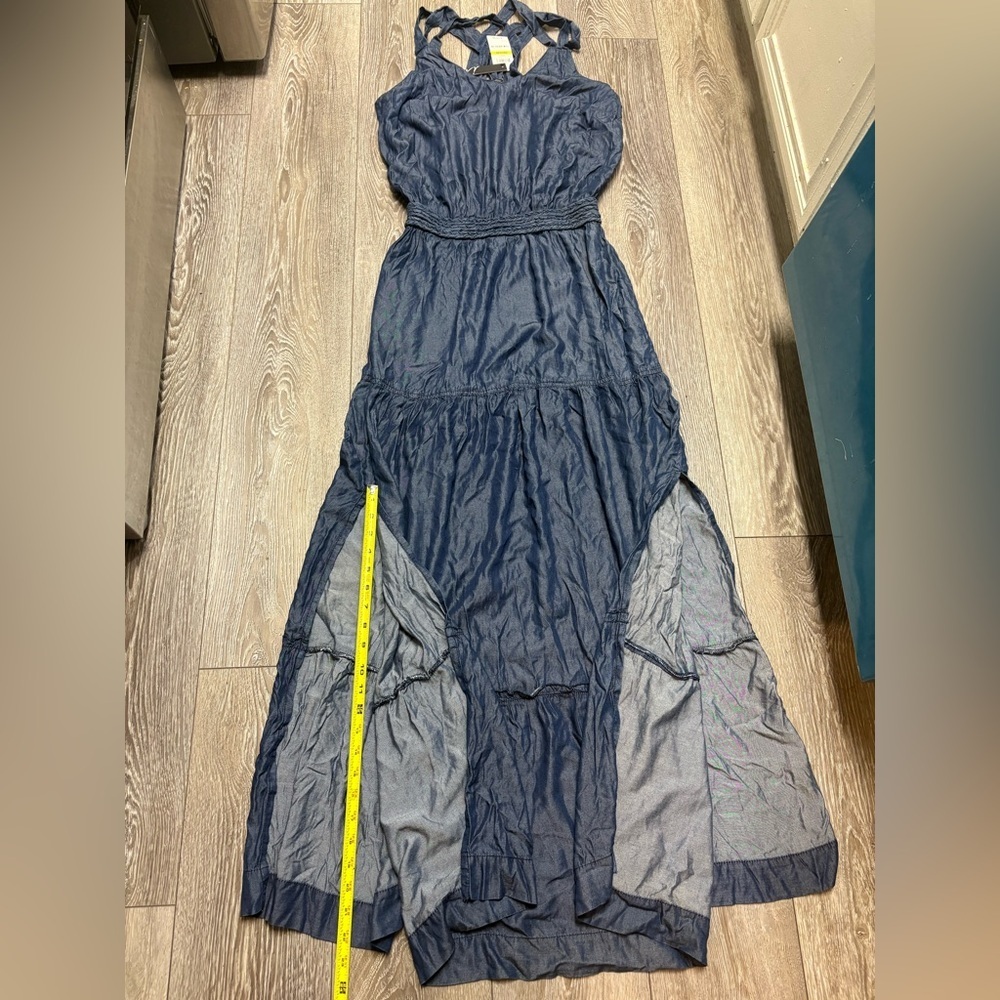 INC International Concepts Deep Blue Maxi Dress - Picture 7 of 11